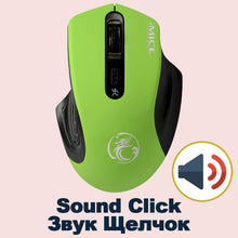 Load image into Gallery viewer, USB Wireless Mouse 2000DPI USB 2.0 Receiver Optical Computer Mouse 2.4GHz Ergonomic Mice For Laptop PC Sound Silent Mouse
