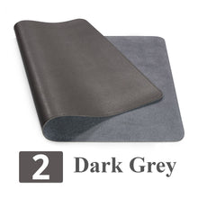 Load image into Gallery viewer, Double-side Portable Large Mouse Pad Gamer Waterproof PU Leather Suede Desk Mat Computer Mousepad Keyboard Table Cover for Dota

