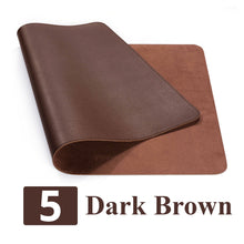 Load image into Gallery viewer, Double-side Portable Large Mouse Pad Gamer Waterproof PU Leather Suede Desk Mat Computer Mousepad Keyboard Table Cover for Dota
