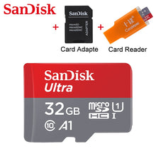 Load image into Gallery viewer, SanDisk A1 Memory Card 256GB 200GB 128GB 64GB 98MB/S 32GB 16GB Micro sd card Class10 UHS-1 flash card Memory Microsd TF/SD Card

