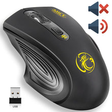 Load image into Gallery viewer, USB Wireless Mouse 2000DPI USB 2.0 Receiver Optical Computer Mouse 2.4GHz Ergonomic Mice For Laptop PC Sound Silent Mouse
