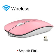 Load image into Gallery viewer, Wireless Mouse Computer Bluetooth Mouse Silent PC Mause Rechargeable Ergonomic Mouse 2.4Ghz USB Optical Mice For Laptop PC
