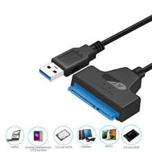 Load image into Gallery viewer, Usb Sata Cable Sata 3 To Usb 3.0 Adapter Computer Cables Connectors Usb Sata Adapter Cable Support 2.5 Inches Ssd Hdd Hard Drive
