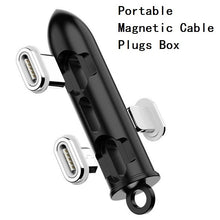 Load image into Gallery viewer, Round Magnetic Cable plug Type C Micro USB C 8 pin Plugs Fast Charging Adapter Phone Microusb Type-C Magnet Charger Plug
