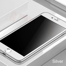 Load image into Gallery viewer, 360 Full Cover Phone Case For iPhone X 8 6 6s 7 Plus 11 Pro Max PC Protective Cover For iPhone 7 5 5s XS MAX XR Case With Glass
