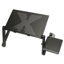 Load image into Gallery viewer, Adjustable Aluminum Laptop Desk Ergonomic Portable TV Bed Lapdesk Tray PC Table Stand Notebook Table Desk Stand With Mouse Pad
