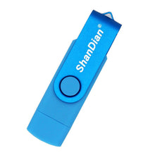 Load image into Gallery viewer, SHANDIAN USB flash drive OTG high Speed drive 64 GB 32 GB 16 GB 8 GB 4GB external storage double Application Micro USB Stick
