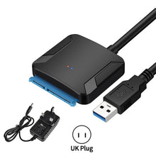 Load image into Gallery viewer, Rovtop USB 3.0 To SATA 3 Cable Sata To USB Adapter Convert Cables Support 2.5 Or 3.5 Inch External SSD HDD Adapter Hard Drive
